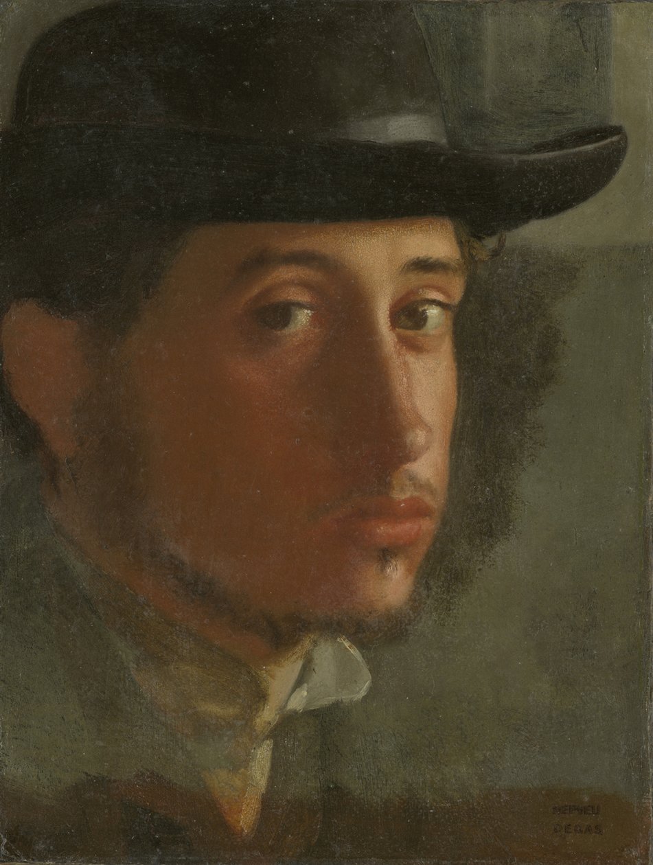 Önarckép, 1857 alkotó: Edgar Degas