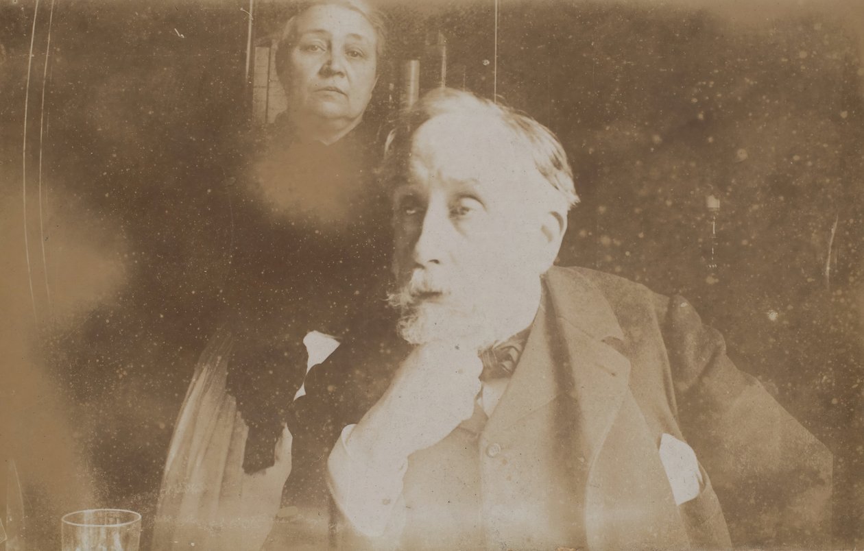 [Önarckép Zoé Closier-rel], valószínűleg 1895. alkotó: Edgar Degas