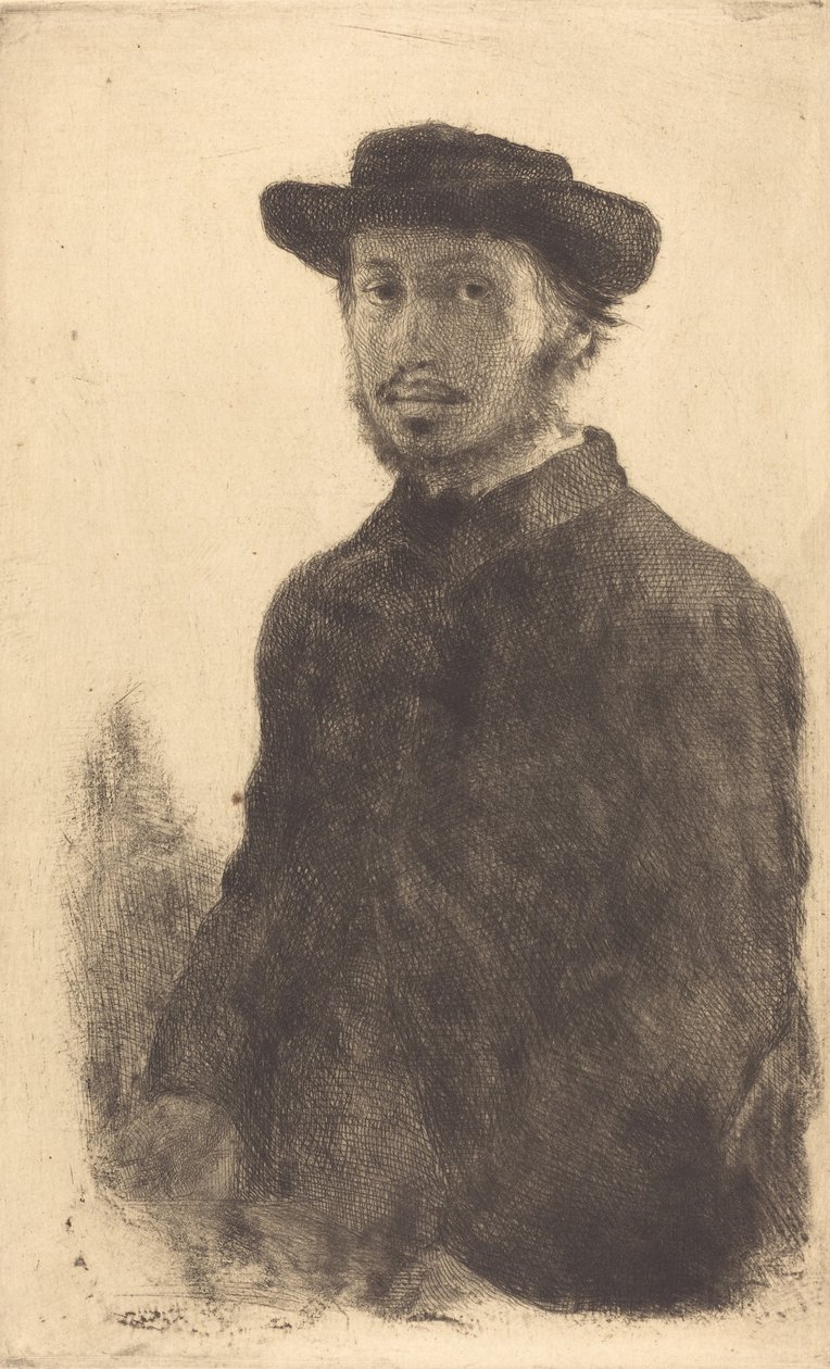 Önarckép, 1857 körül alkotó: Edgar Degas