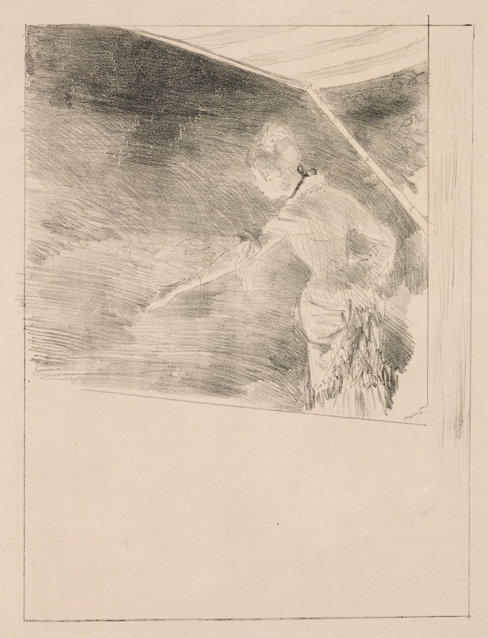 Énekes a kávéházi koncerten alkotó: Edgar Degas