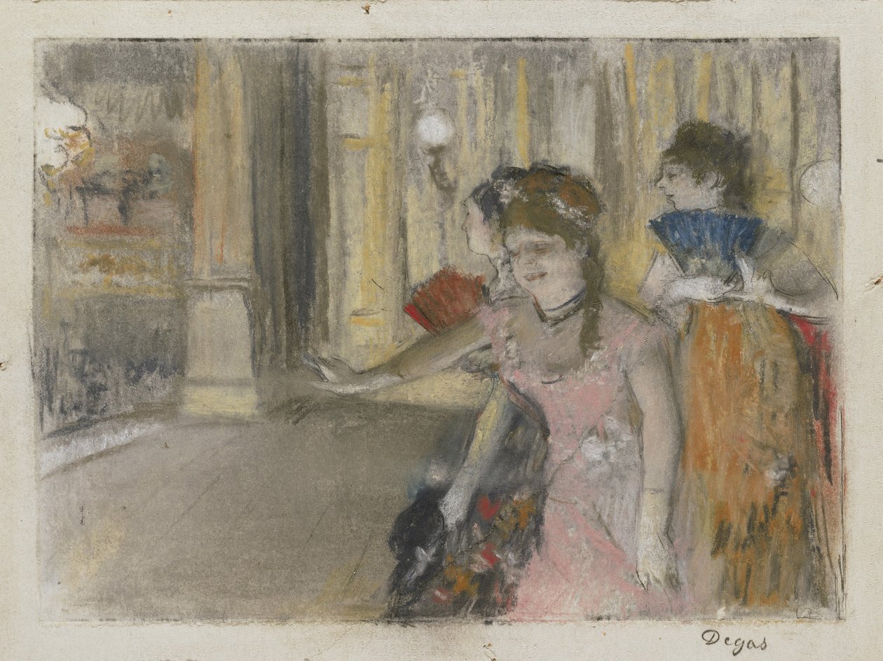 Énekesek a színpadon, 1877-79 alkotó: Edgar Degas