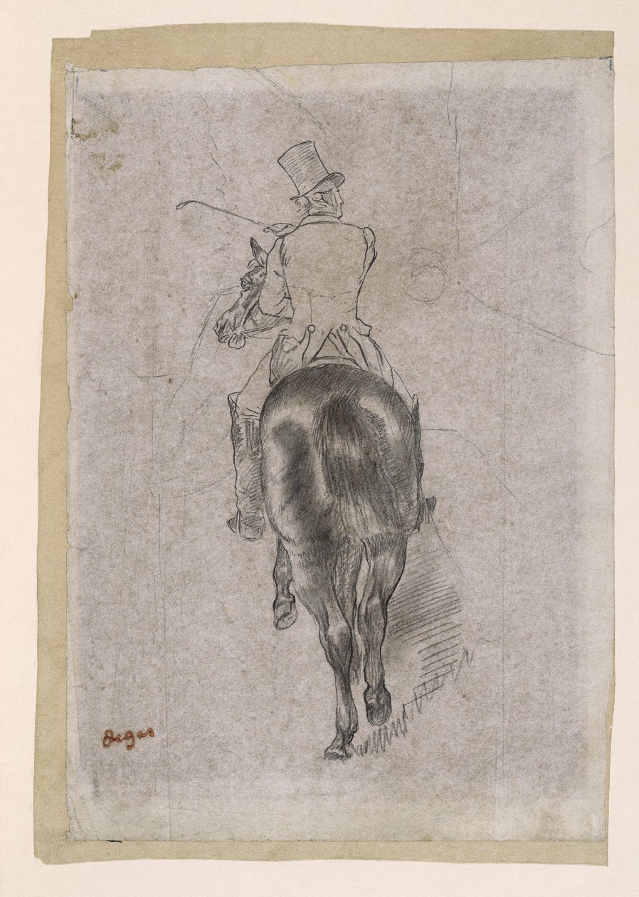 Sarkantyúzás a lovon alkotó: Edgar Degas