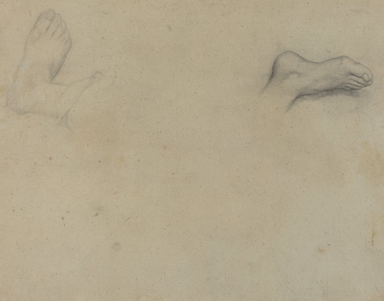 Lábtanulmányok [fordítva] alkotó: Edgar Degas