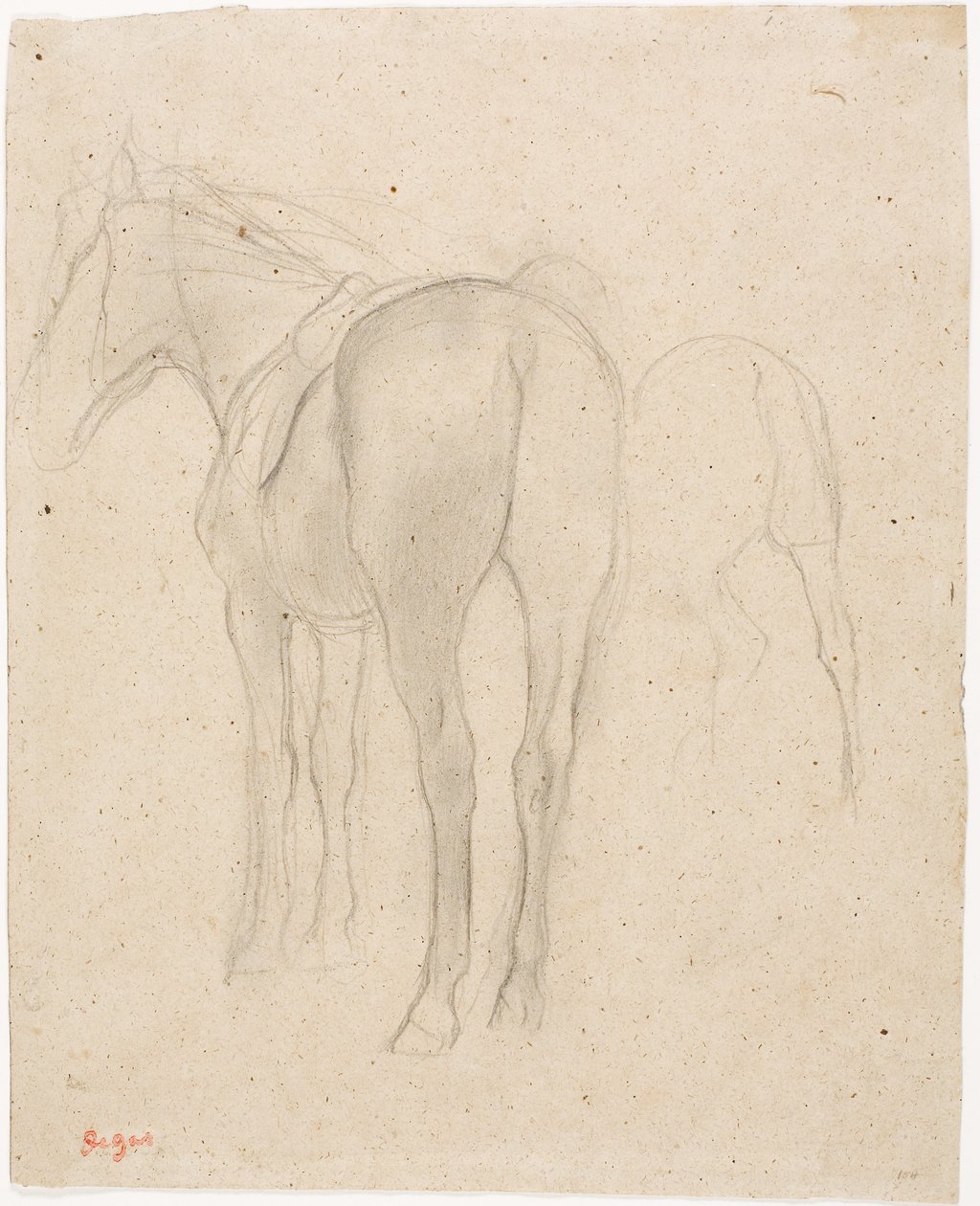 Tanulmányok egy lóról alkotó: Edgar Degas