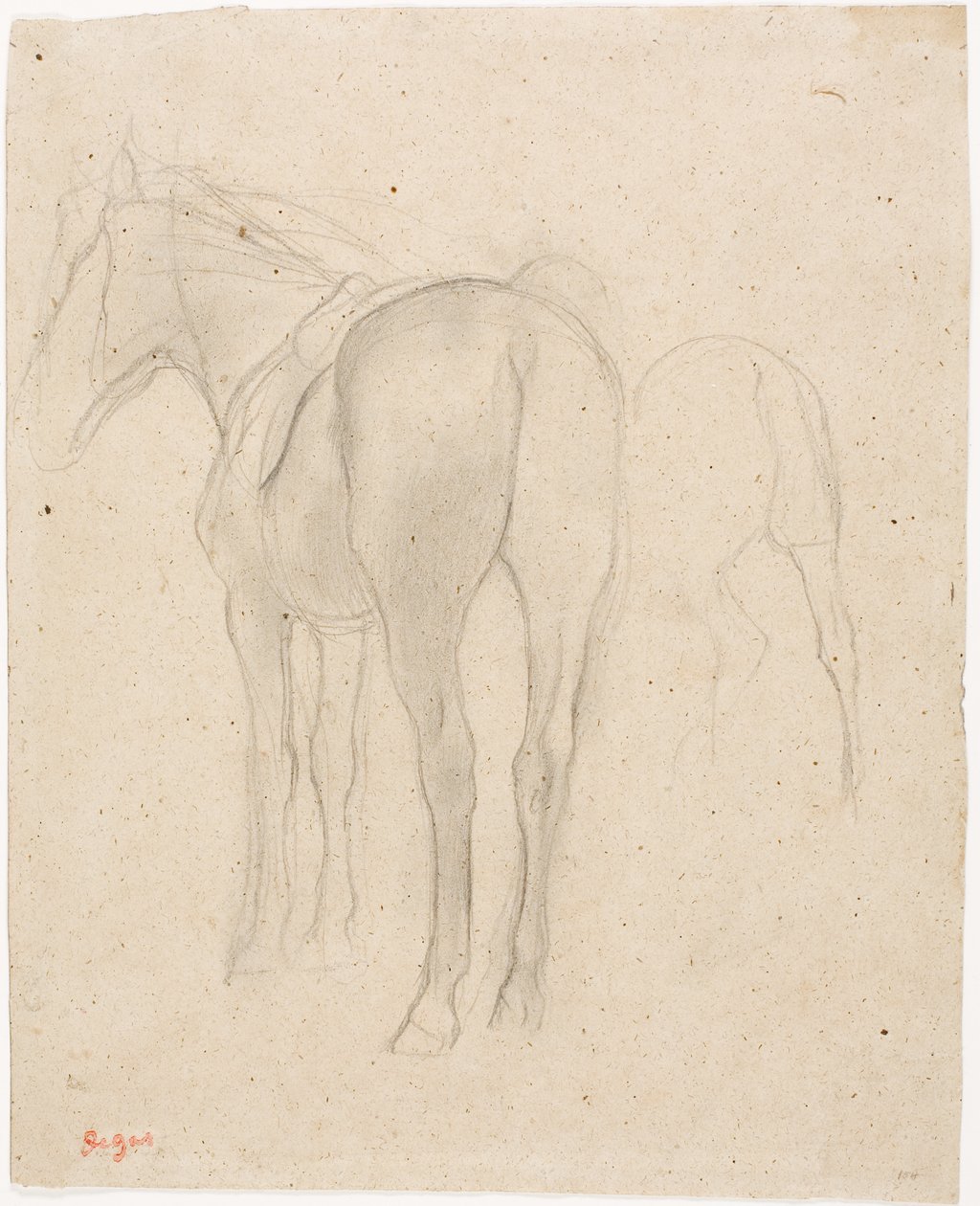Tanulmányok egy lóról alkotó: Edgar Degas
