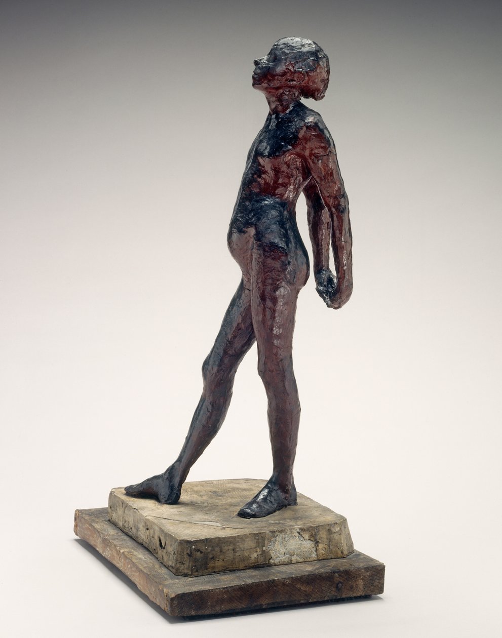 Tanulmány a tizennégy éves kis táncos aktában, c. 1878-1881. alkotó: Edgar Degas
