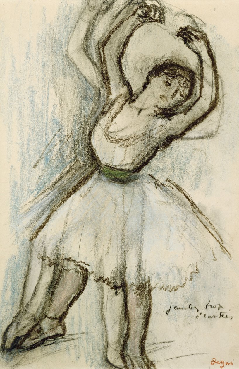 Tanulmány egy táncosról alkotó: Edgar Degas