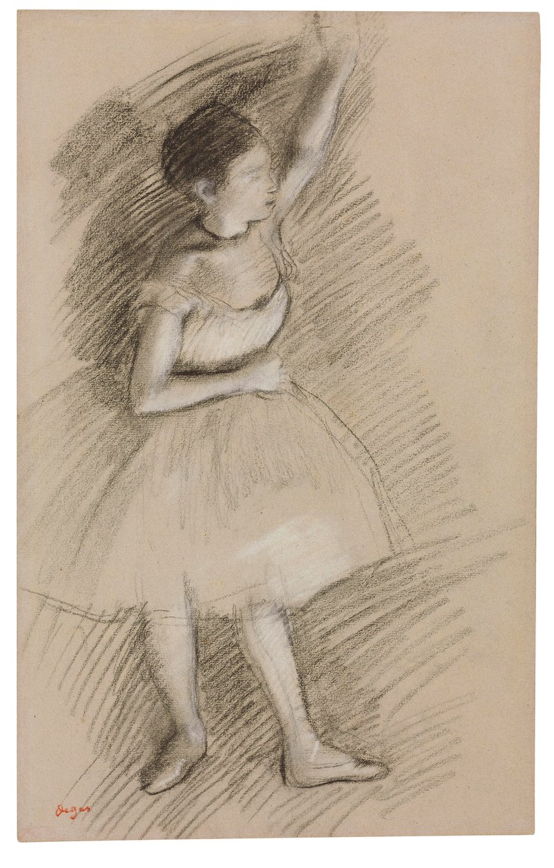 Tanulmány egy táncosról alkotó: Edgar Degas