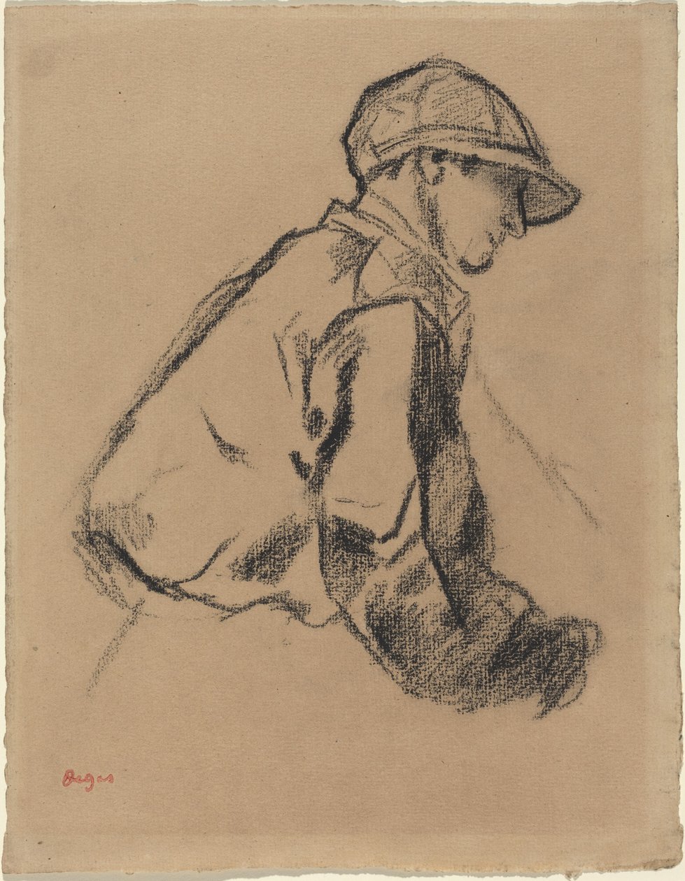 Egy zsoké tanulmánya alkotó: Edgar Degas