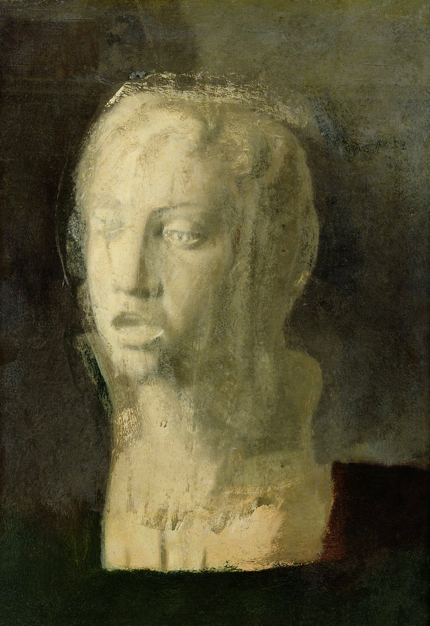 Tanulmány egy fiatal énekes fejéről, Della Robbia után, 1856-58 körül alkotó: Edgar Degas