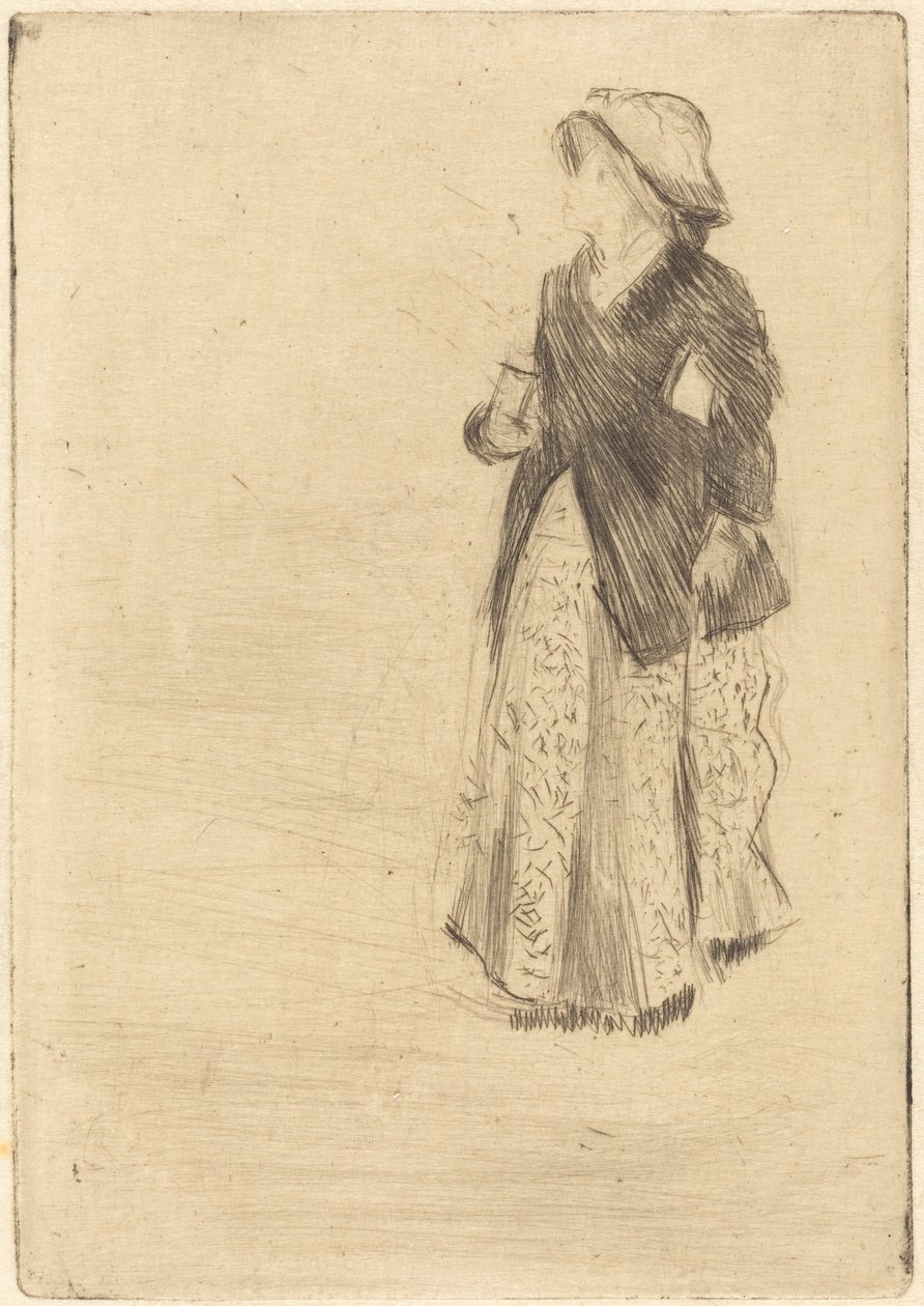 Ellen Andrée színésznő alkotó: Edgar Degas