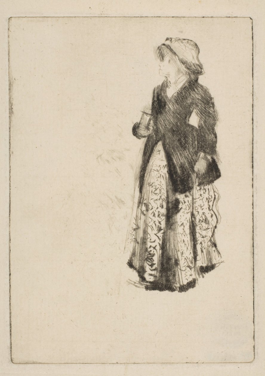 Ellen Andrée színésznő, 1879. alkotó: Edgar Degas