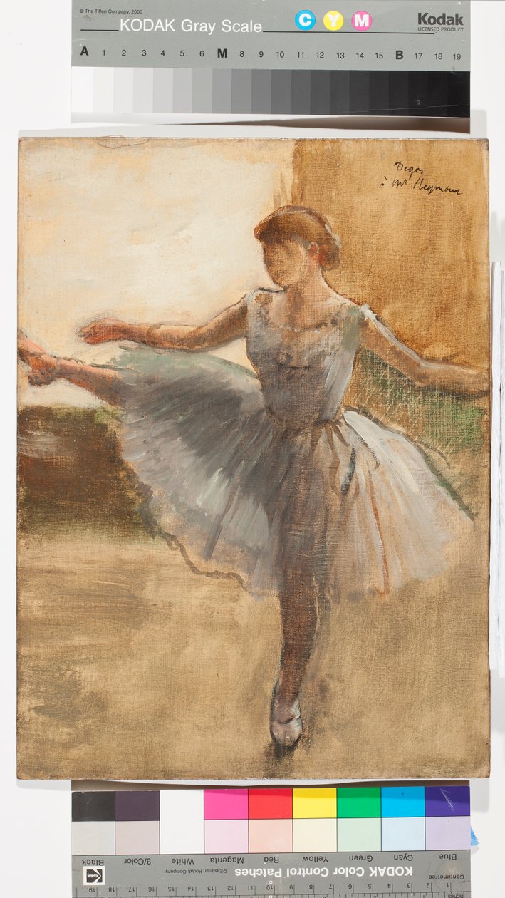 A balerina, 1876 körül (olaj, vászon) alkotó: Edgar Degas