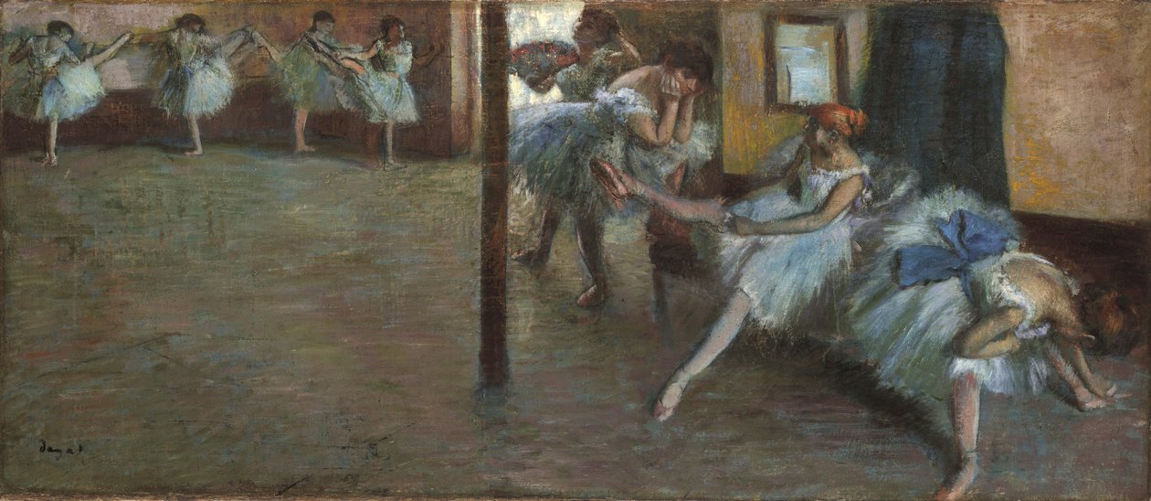 A balettpróba, 1891 körül alkotó: Edgar Degas
