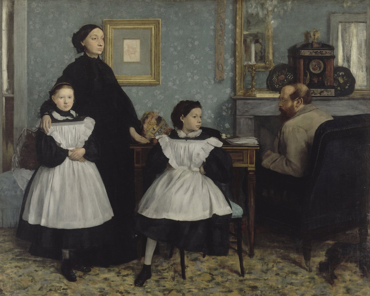 A Bellelli család alkotó: Edgar Degas