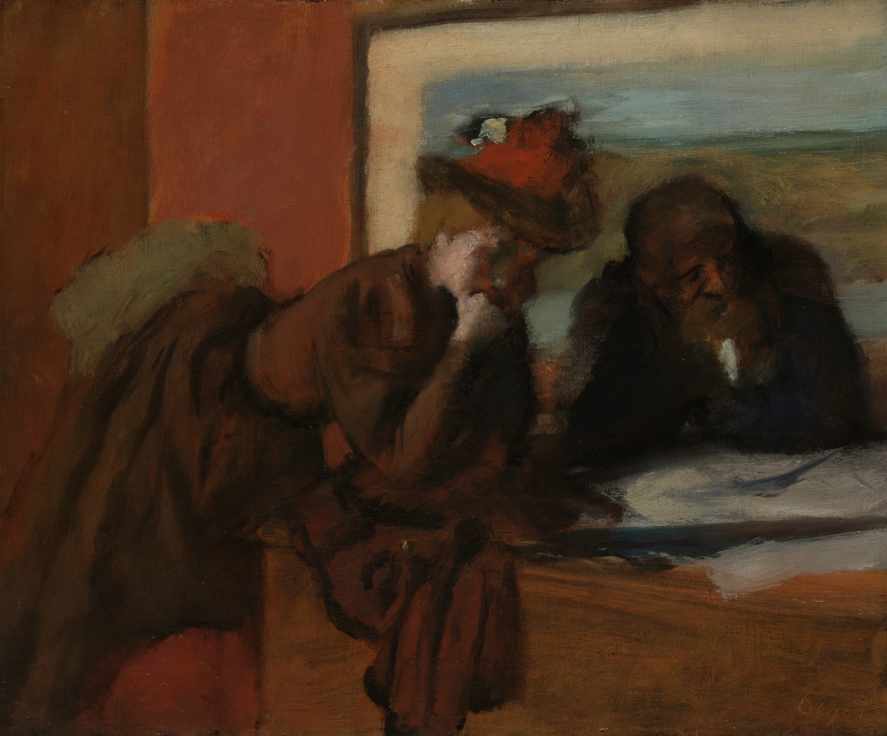 A beszélgetés alkotó: Edgar Degas