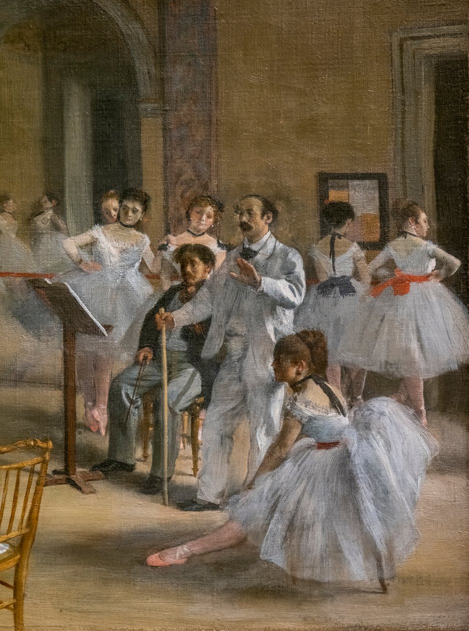 The Dance Lecon (részlet). 1872. Olaj, vászon. alkotó: Edgar Degas