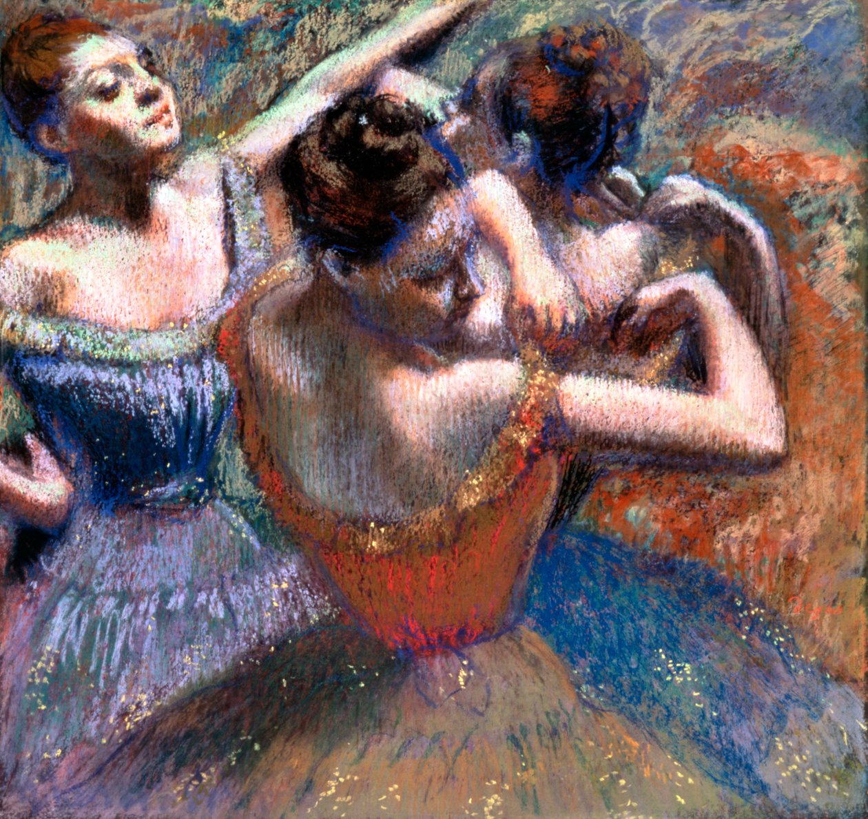 A táncosok, 1899 alkotó: Edgar Degas
