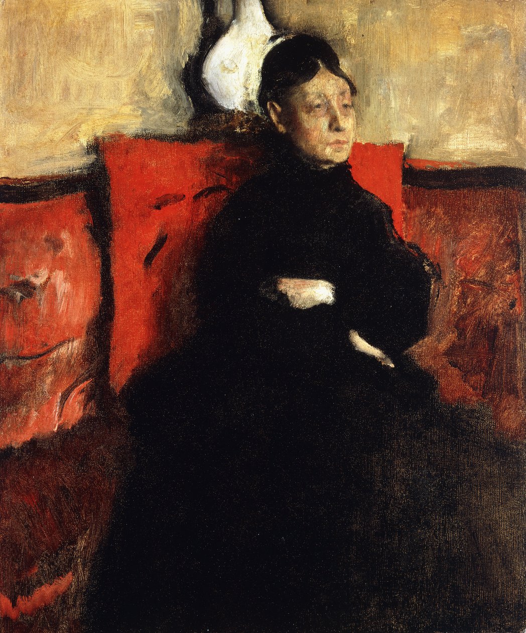Montejasi-Cicerale hercegnője; Montejasi-Cicerale hercegnő, 1868 körül alkotó: Edgar Degas