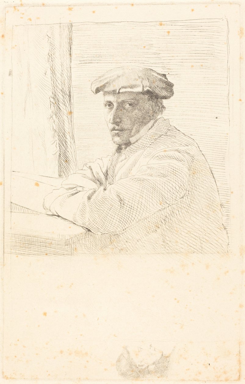 The Engraver Joseph Tourny (Joseph Tourny metsző) alkotó: Edgar Degas