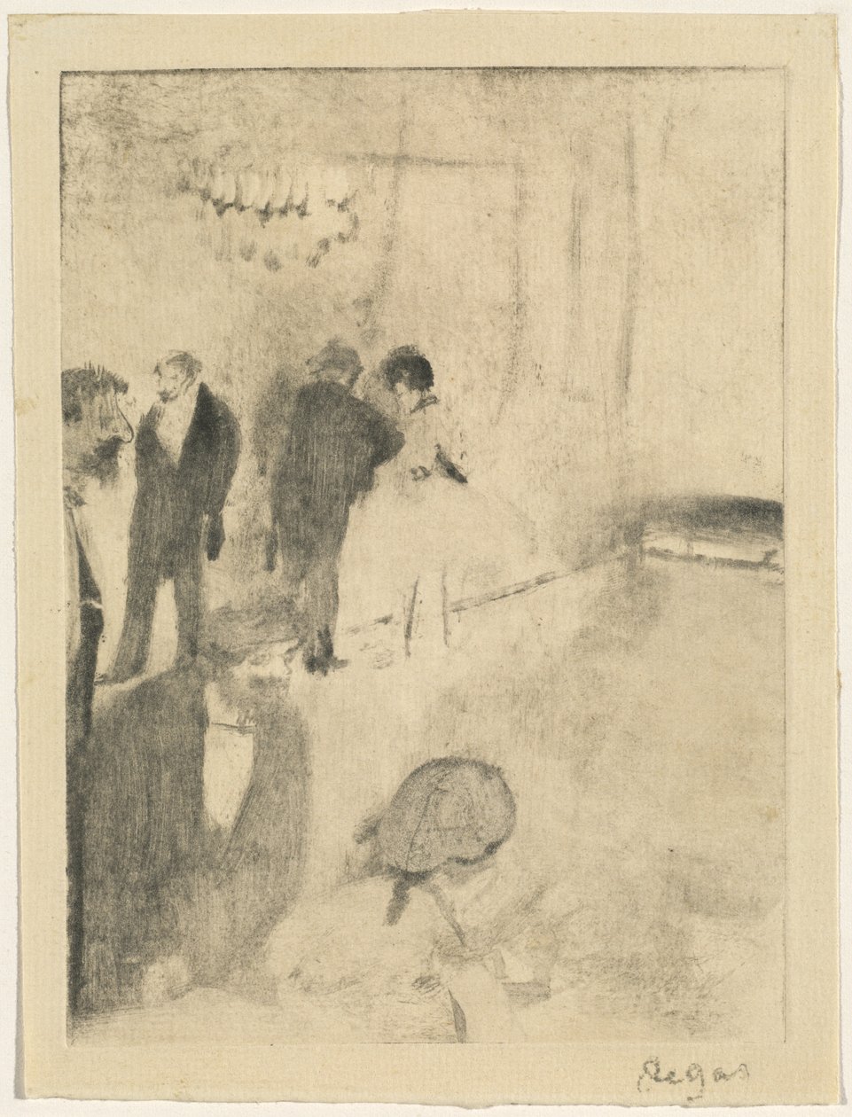 A zöld szoba alkotó: Edgar Degas