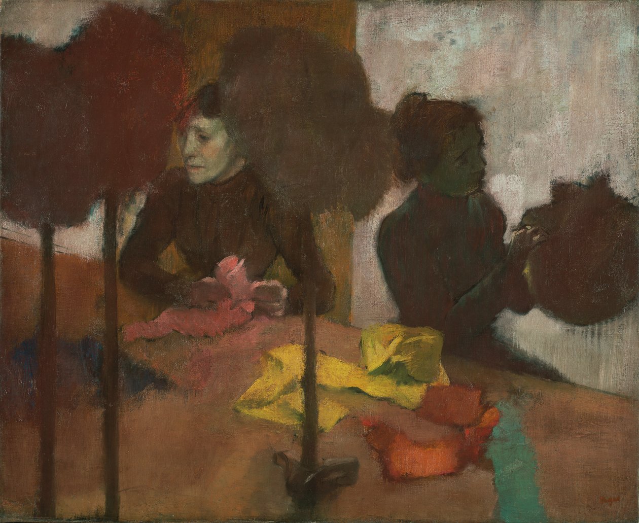 The Milliners, 1882-1905 (olaj, vászon) alkotó: Edgar Degas