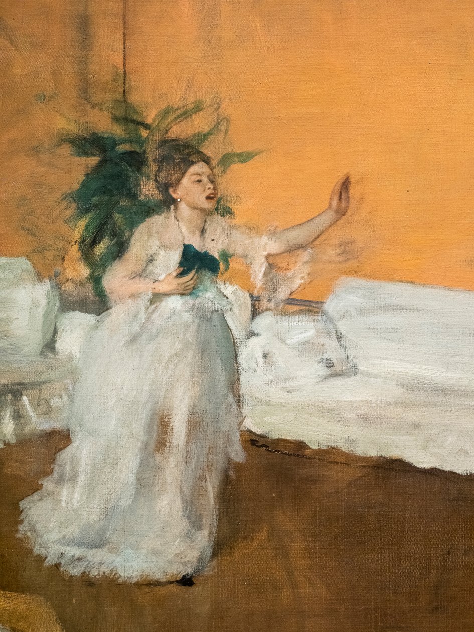 A dalismétlés (részlet). 1869 körül. Olaj, vászon. alkotó: Edgar Degas
