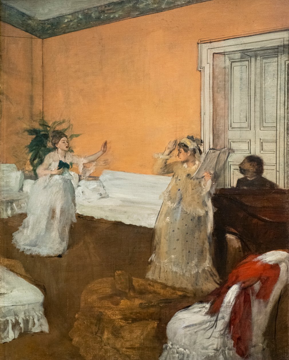 A dal ismétlése. 1869 körül. Olaj, vászon. alkotó: Edgar Degas