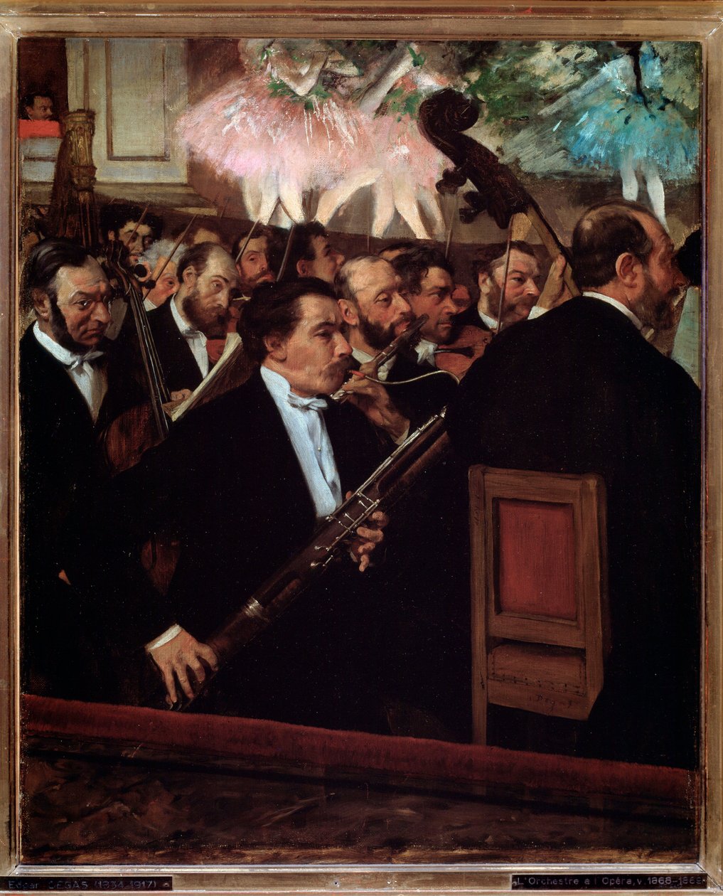 A párizsi Opera zenekara alkotó: Edgar Degas