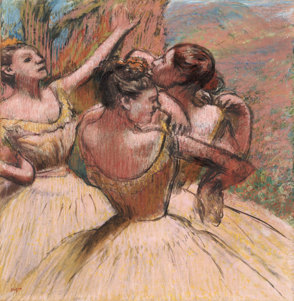 Három táncos, 1899 körül alkotó: Edgar Degas