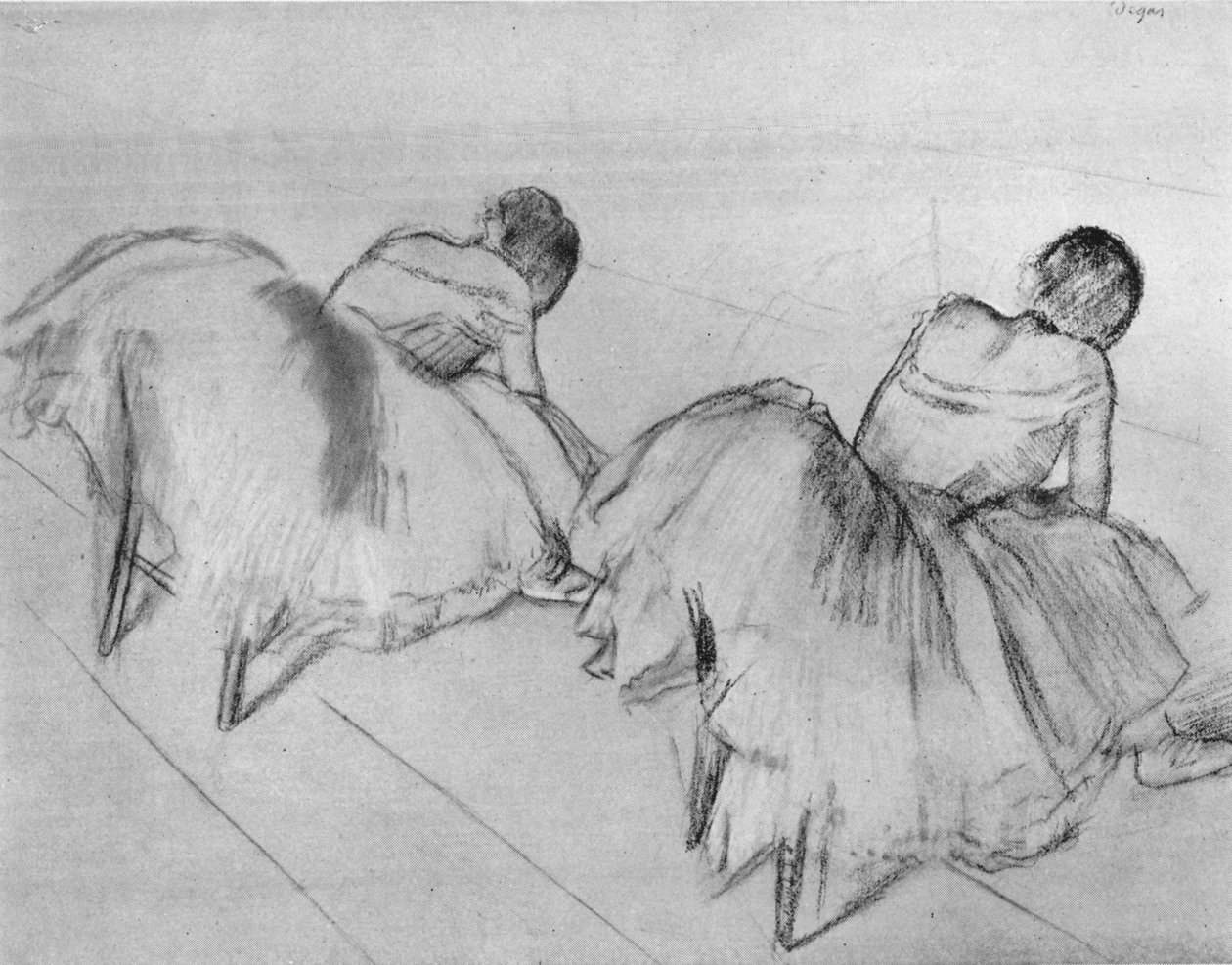 Két táncos pihen, XX. század alkotó: Edgar Degas