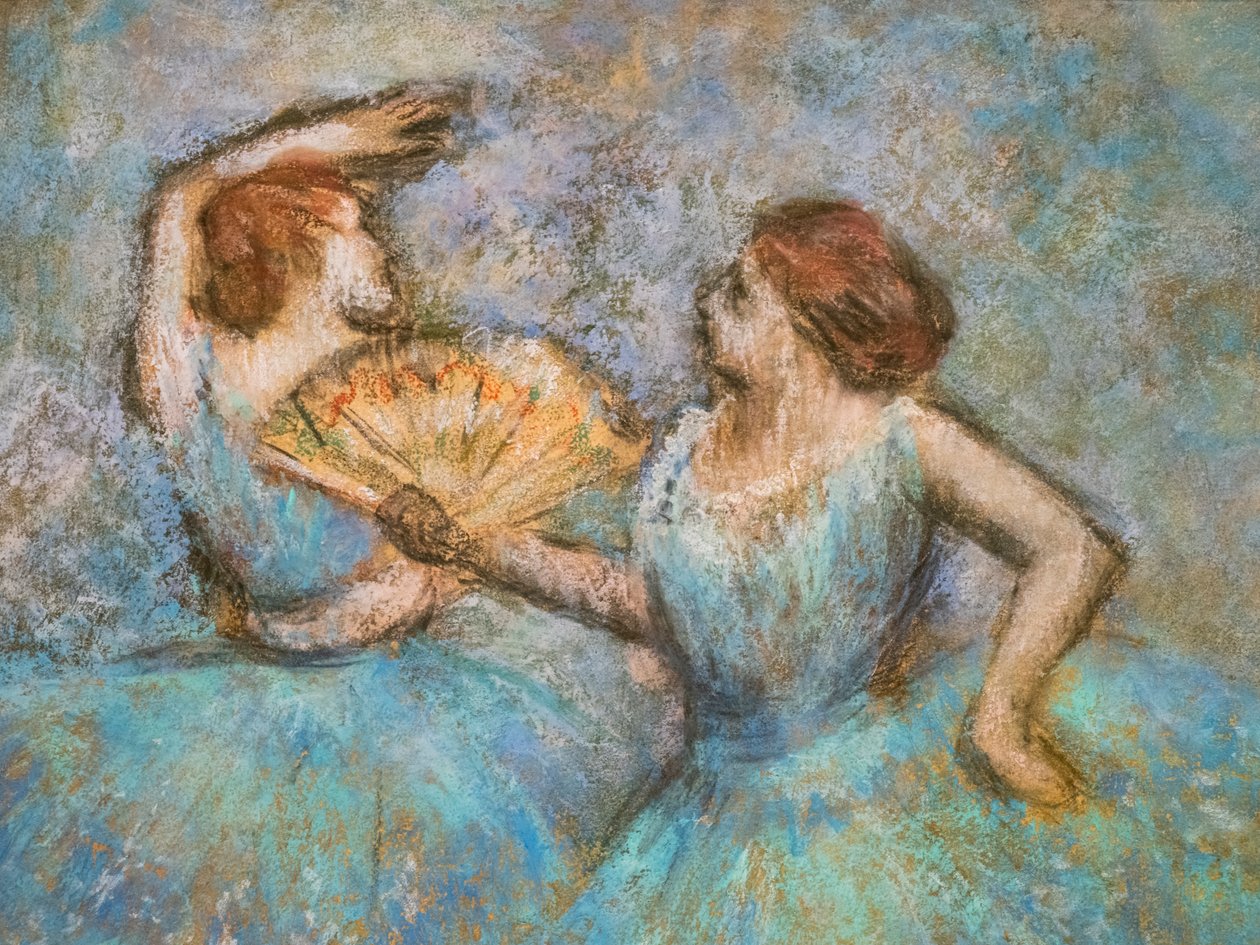 Két táncos (részlet). 1905 körül. Pasztell kartonon. alkotó: Edgar Degas
