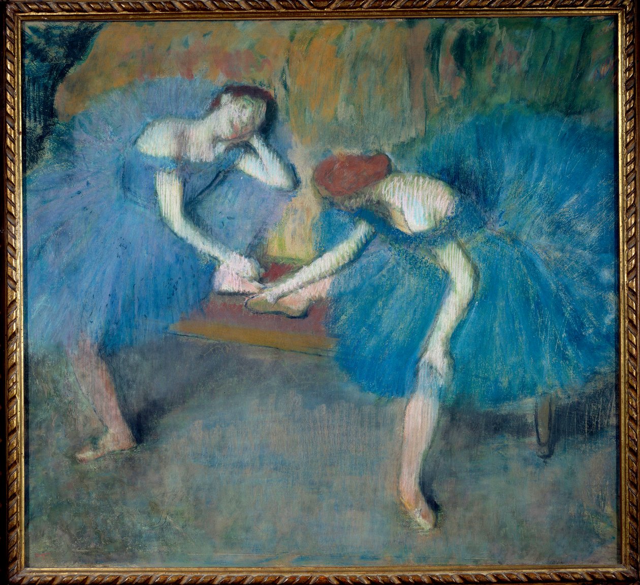 Két táncos nyugalomban Pasztell belga papírra, Edgar Degas (1834-1917). 1898 V. 0,92x1,03 m Párizs, Muse d