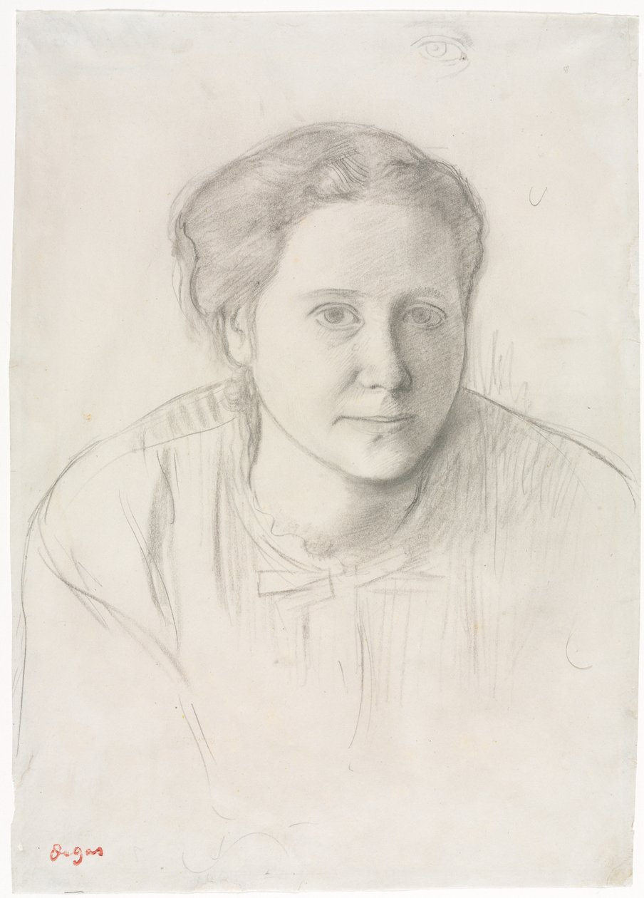 Victoria Dubourg, c. 1866. alkotó: Edgar Degas