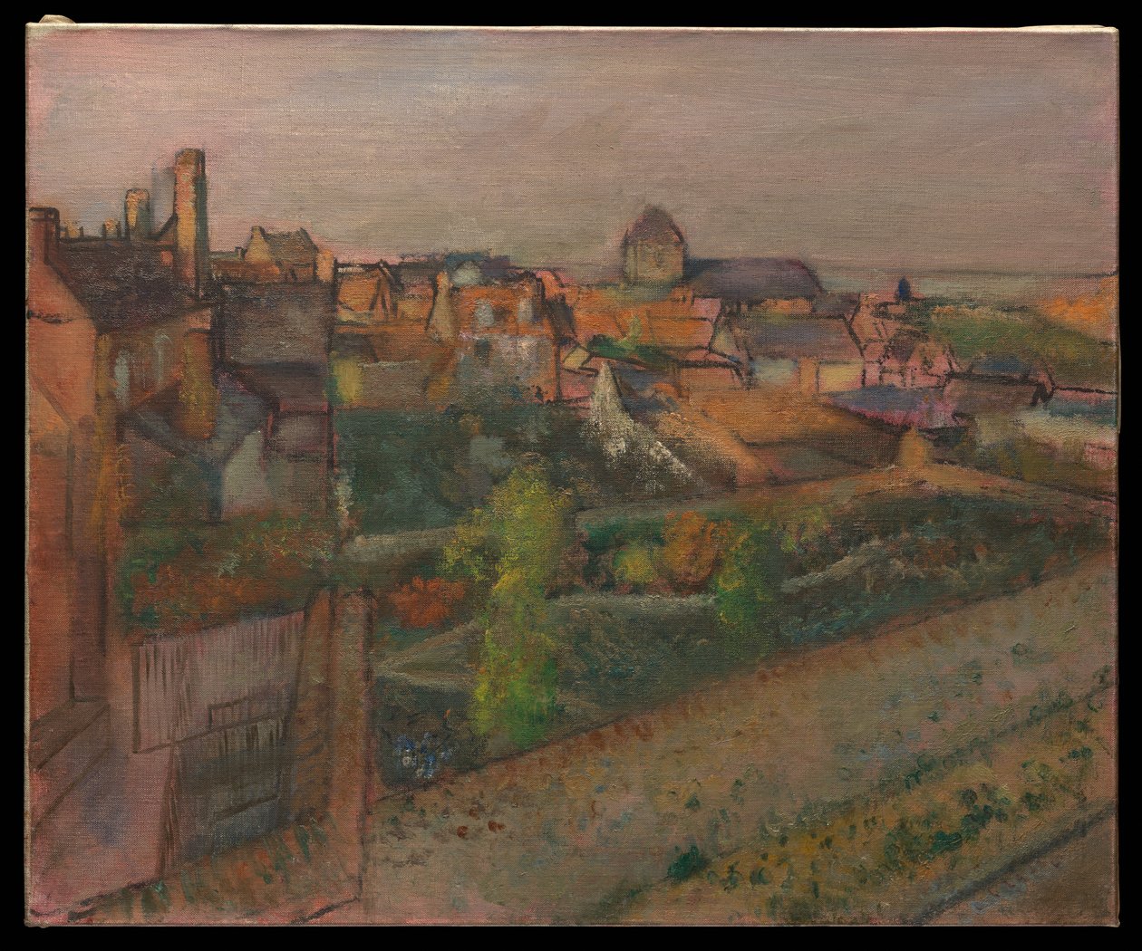 Kilátás Saint-Valéry-sur-Somme-ra alkotó: Edgar Degas