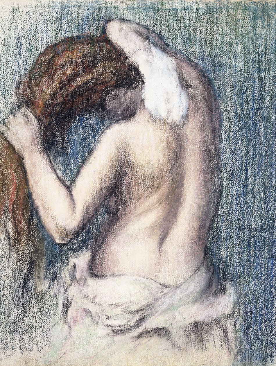Magát szárító nő, 1906 körül alkotó: Edgar Degas
