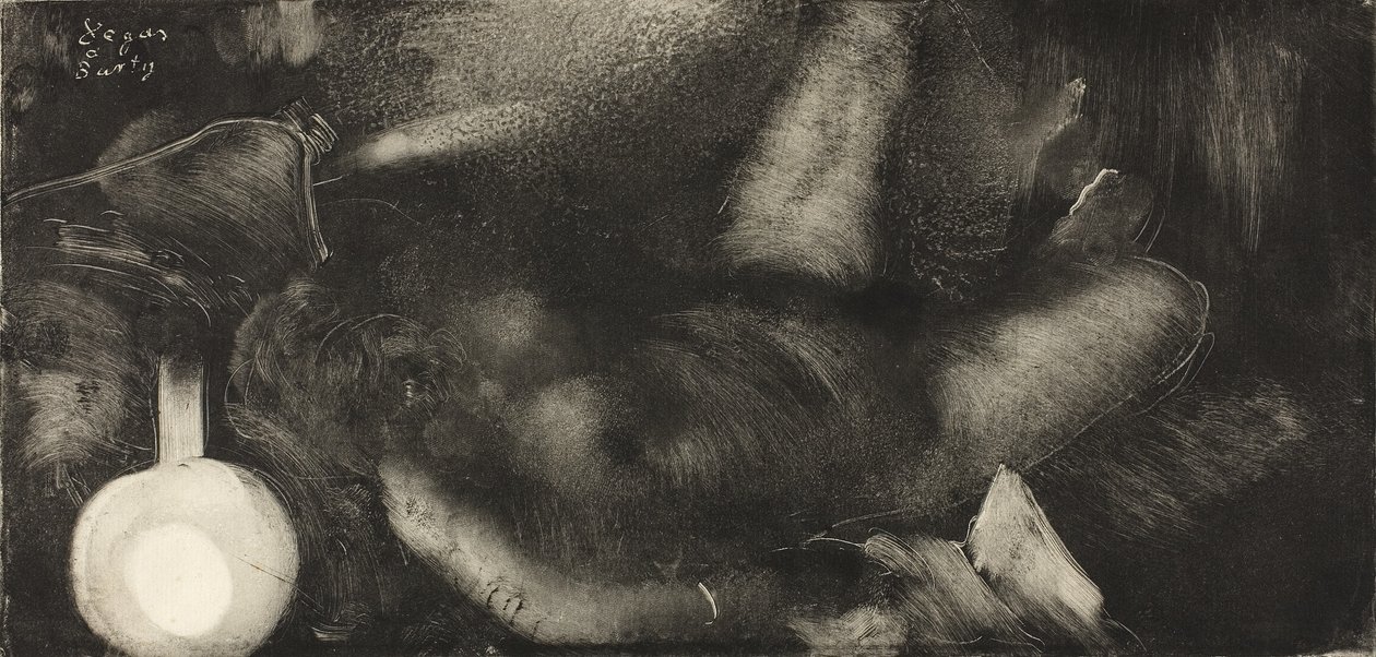 Nő fekve az ágyán, 1885 körül alkotó: Edgar Degas