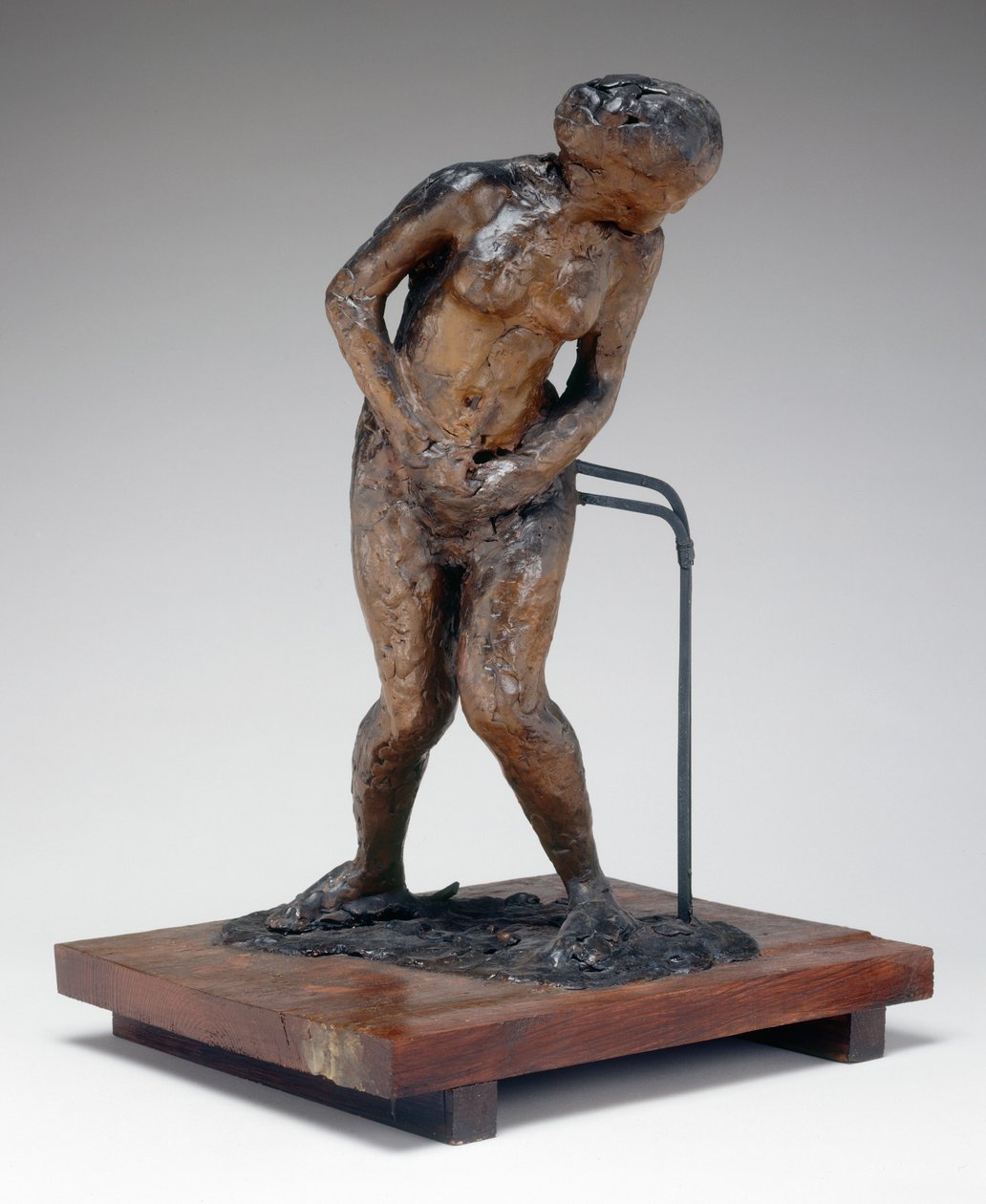 Woman Taken Unawares, 1880-as évek vége, 1890-es évek eleje. alkotó: Edgar Degas