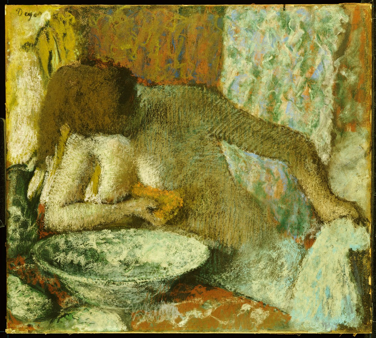 Nő a WC-ben, 1897 körül alkotó: Edgar Degas