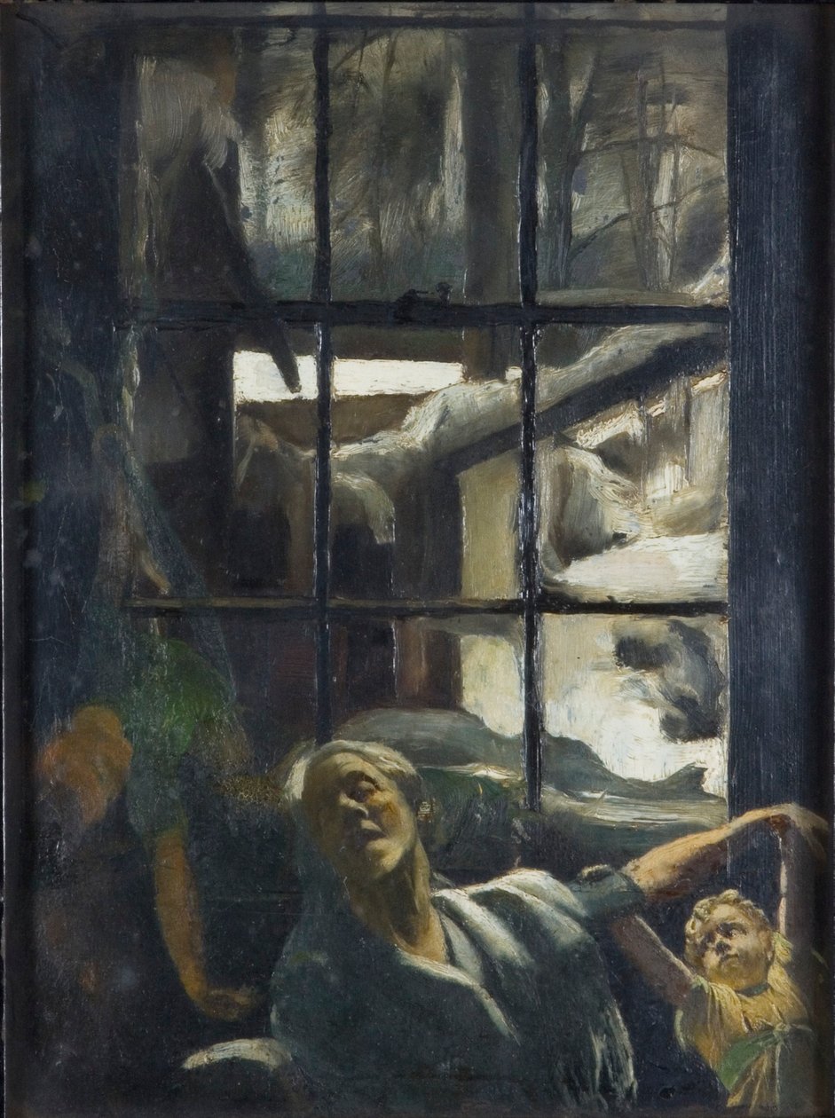 „A tavasz álmából ébreszti a régi telet”, 1882-1936 alkotó: Edgar Herbert Thomas