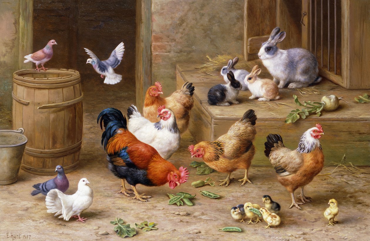 Farmyard barátok alkotó: Edgar Hunt