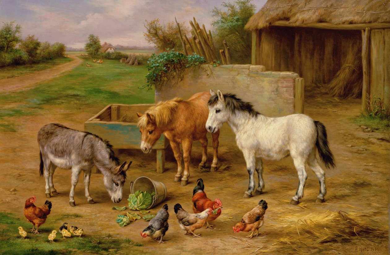 Farmyard barátok alkotó: Edgar Hunt