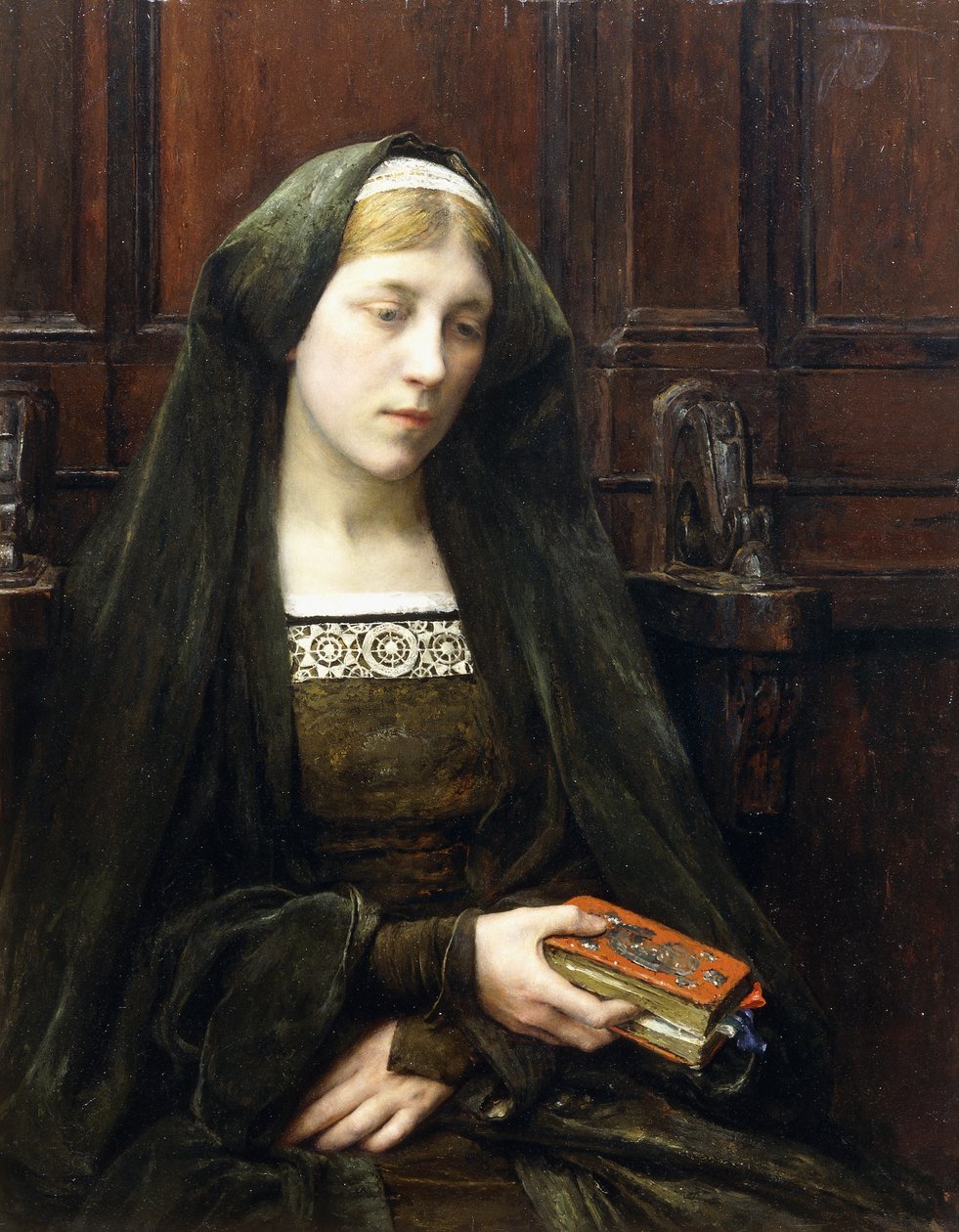 Távoli gondolatok; Pensees Lointaines alkotó: Edgar Maxence