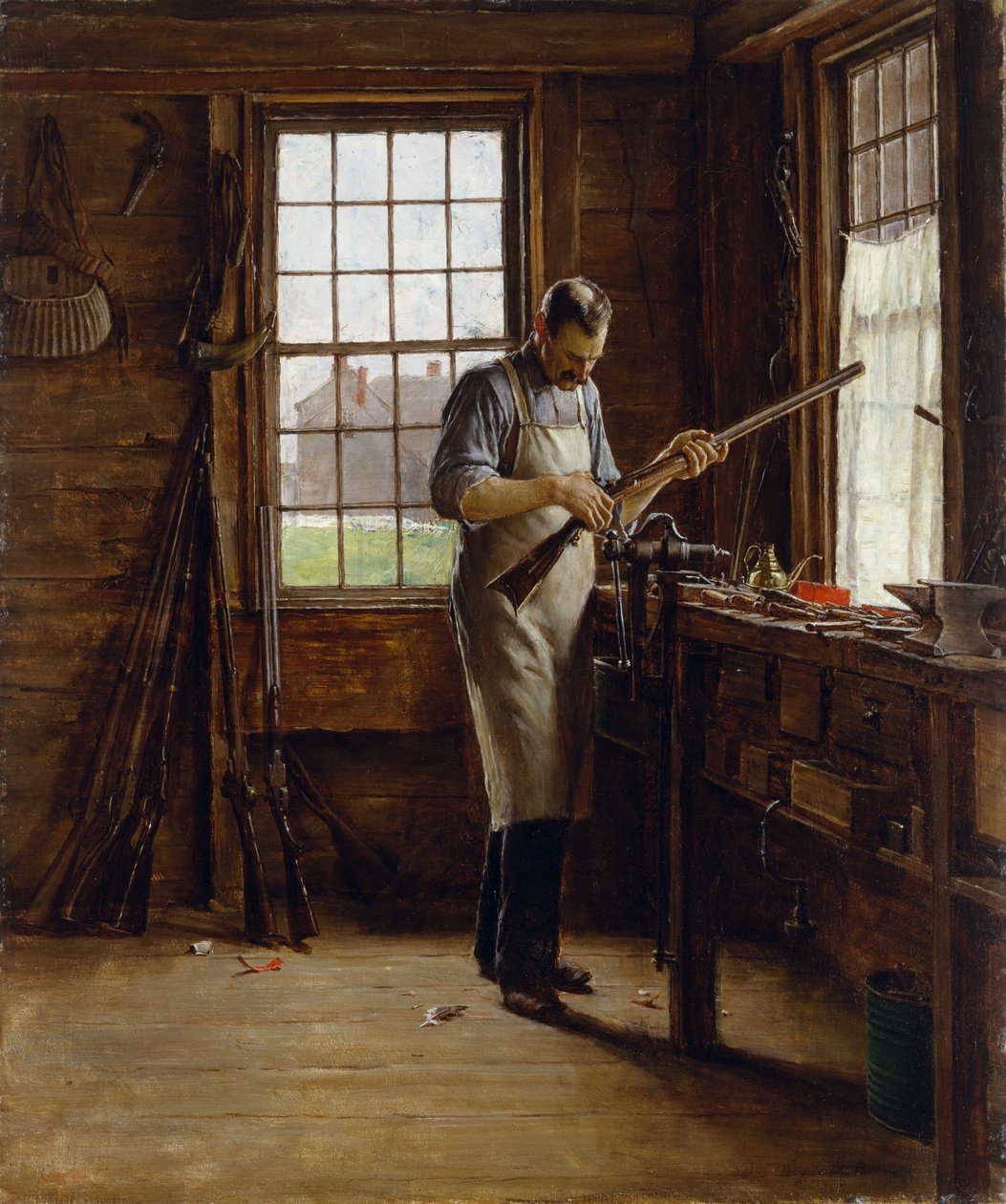 Fegyverműhely, 1890-95 körül alkotó: Edgar Melville Ward
