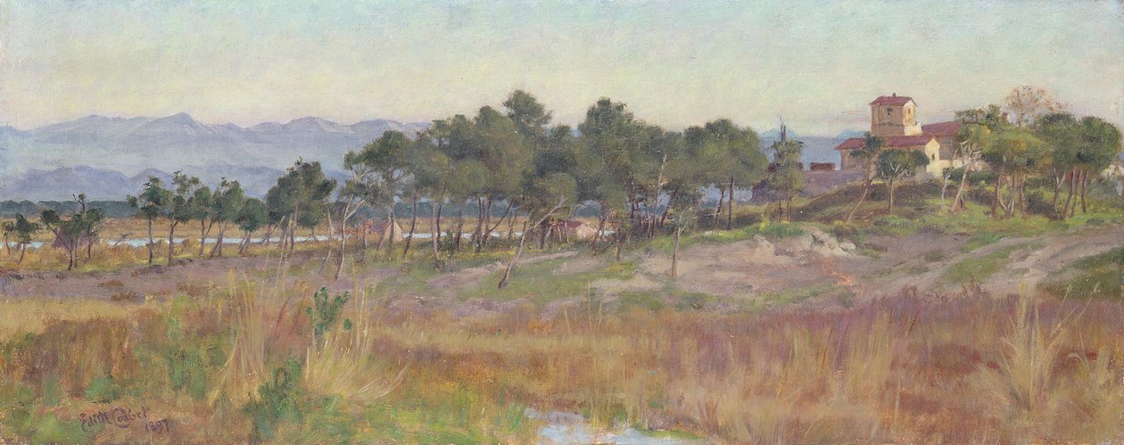 Toszkánában, 1897 alkotó: Edith Ridley Corbet