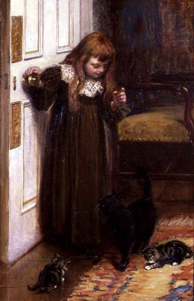 Játék a cicákkal alkotó: Edith F. Grey