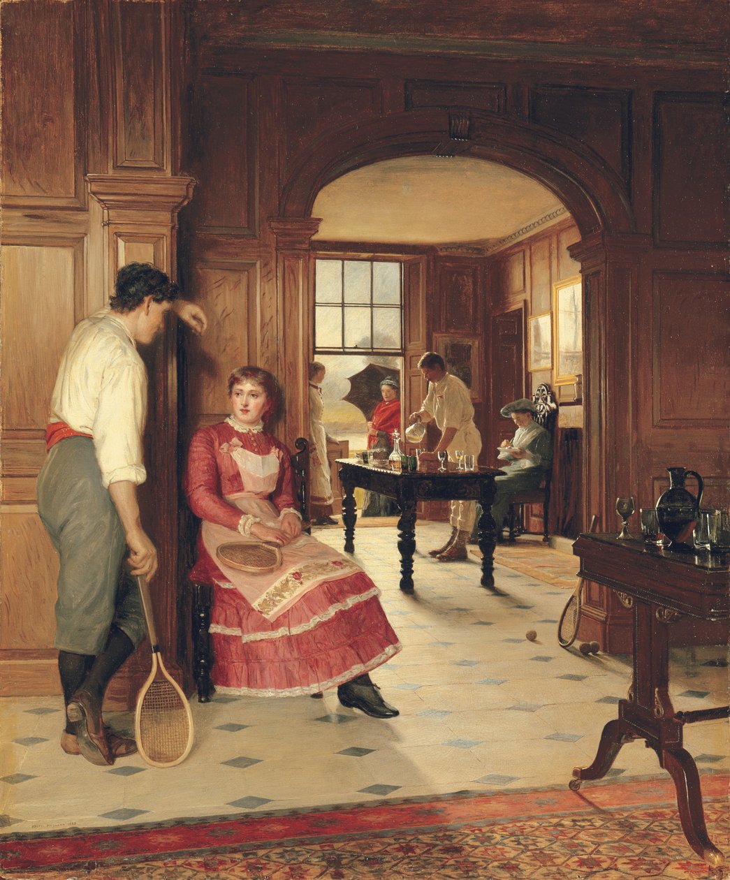 Nyári zuhany alkotó: Edith Hayllar