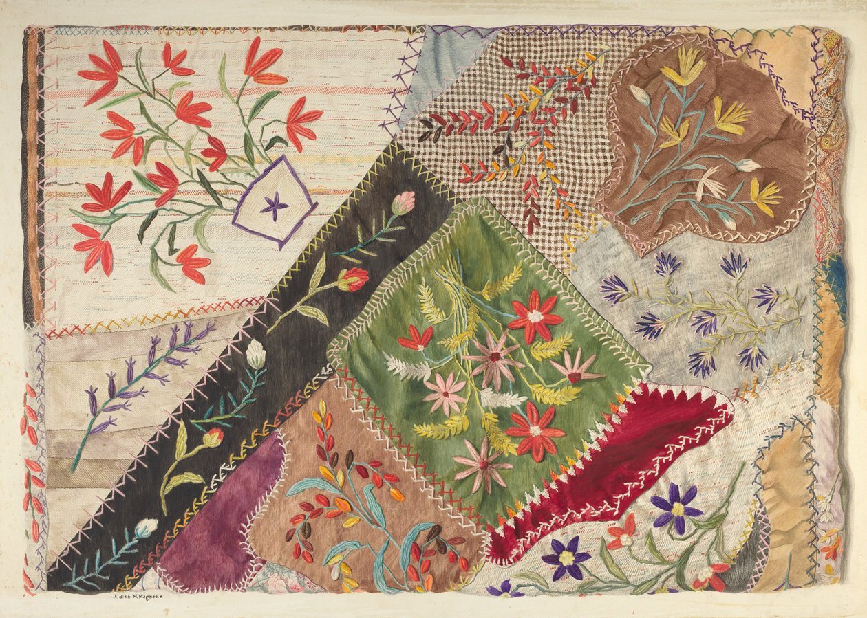 Őrült Quilt alkotó: Edith Magnette