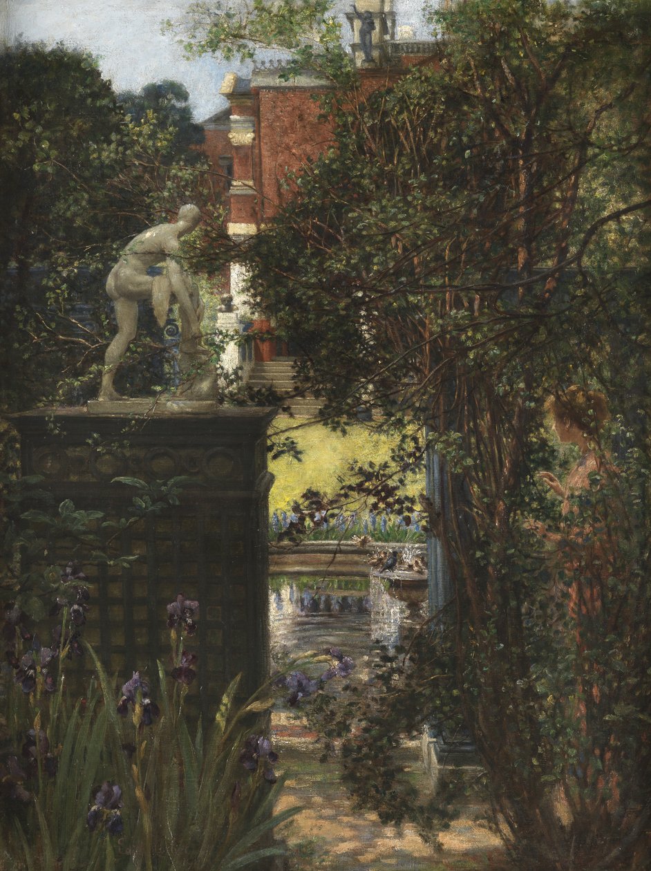 Az Alma-Tademas Ház kertje, 1911 alkotó: Edith Ridley Corbet