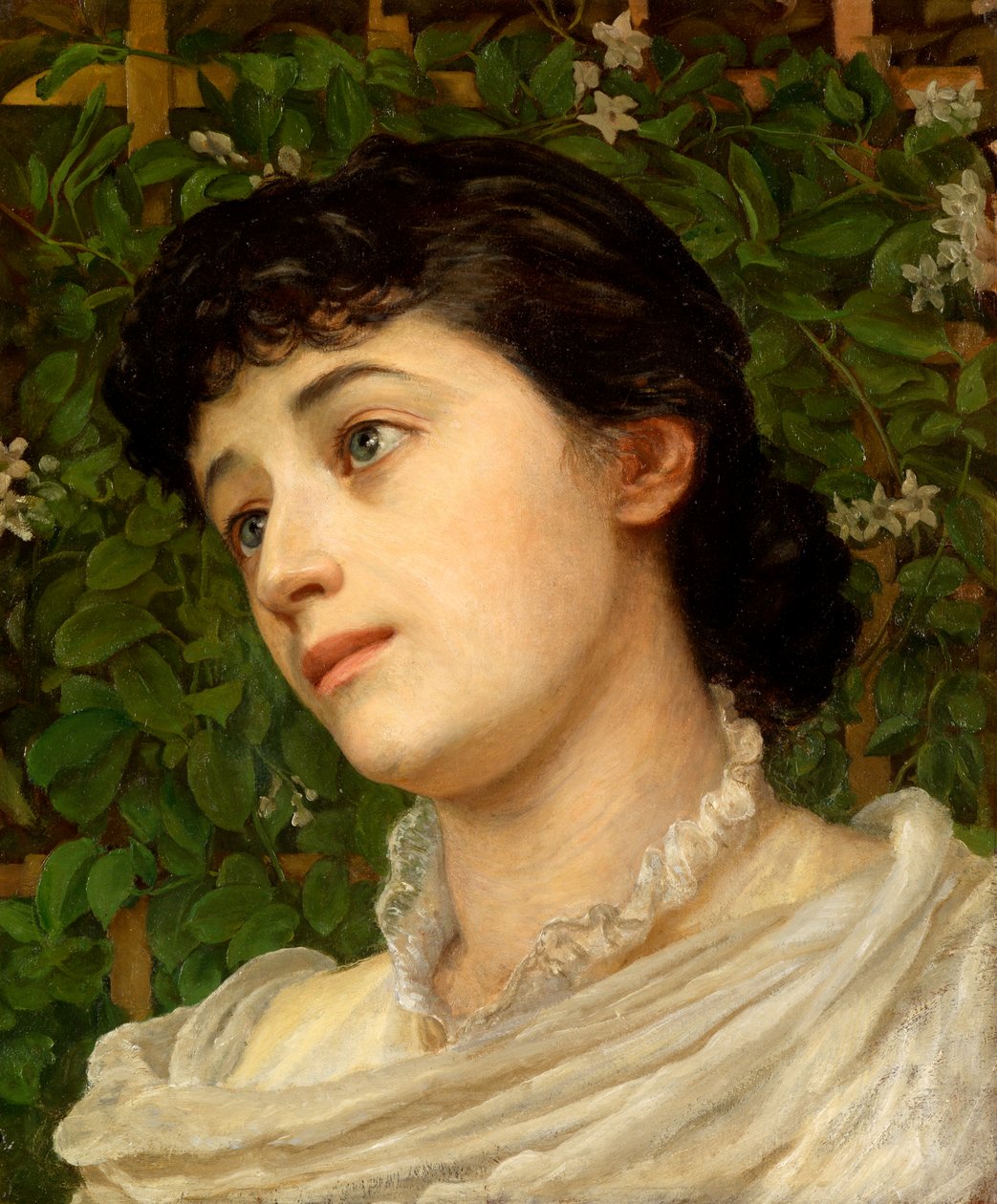 A néhai Mrs. Charles Stuart-Wortley (olaj, vászonra fektetett papír) alkotó: Edith Ridley Corbet